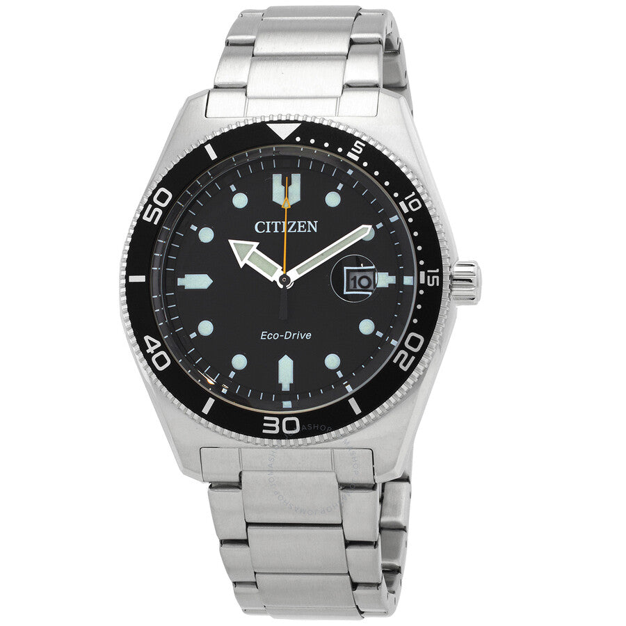 Citizen Eco-Drive Black Dial Men's Watch AW1760-81E - Dawson Watches