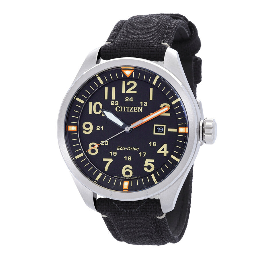 Citizen Eco-Drive Black Dial Men's Watch AW5000-24E - Dawson Watches