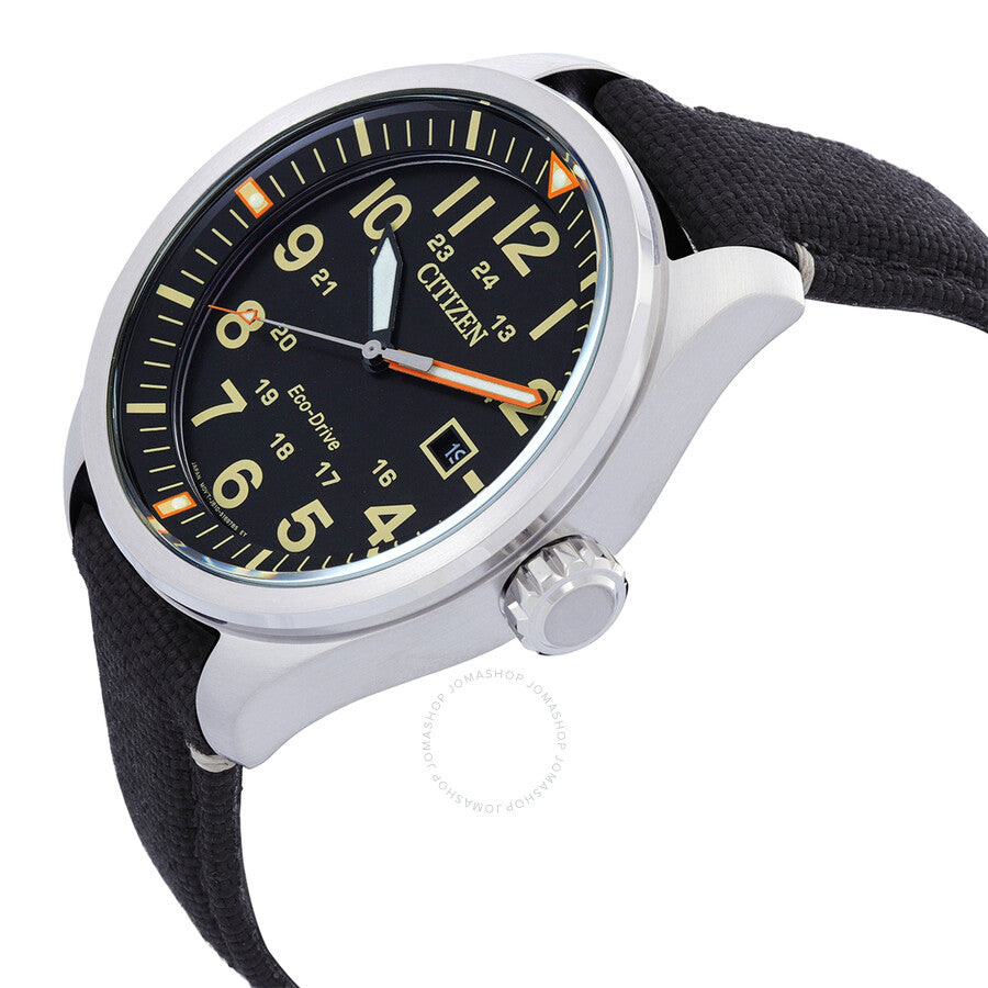 Citizen Eco-Drive Black Dial Men's Watch AW5000-24E - Dawson Watches #2