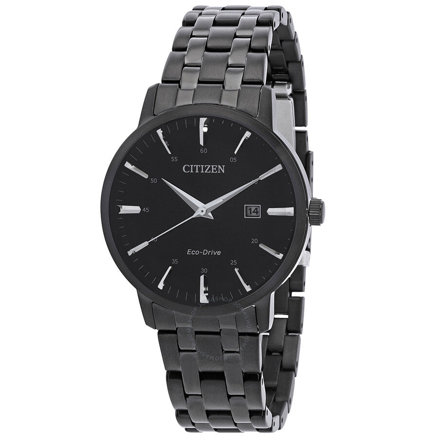 Citizen Eco-Drive Black Dial Men's Watch BM7465-84E - Dawson Watches