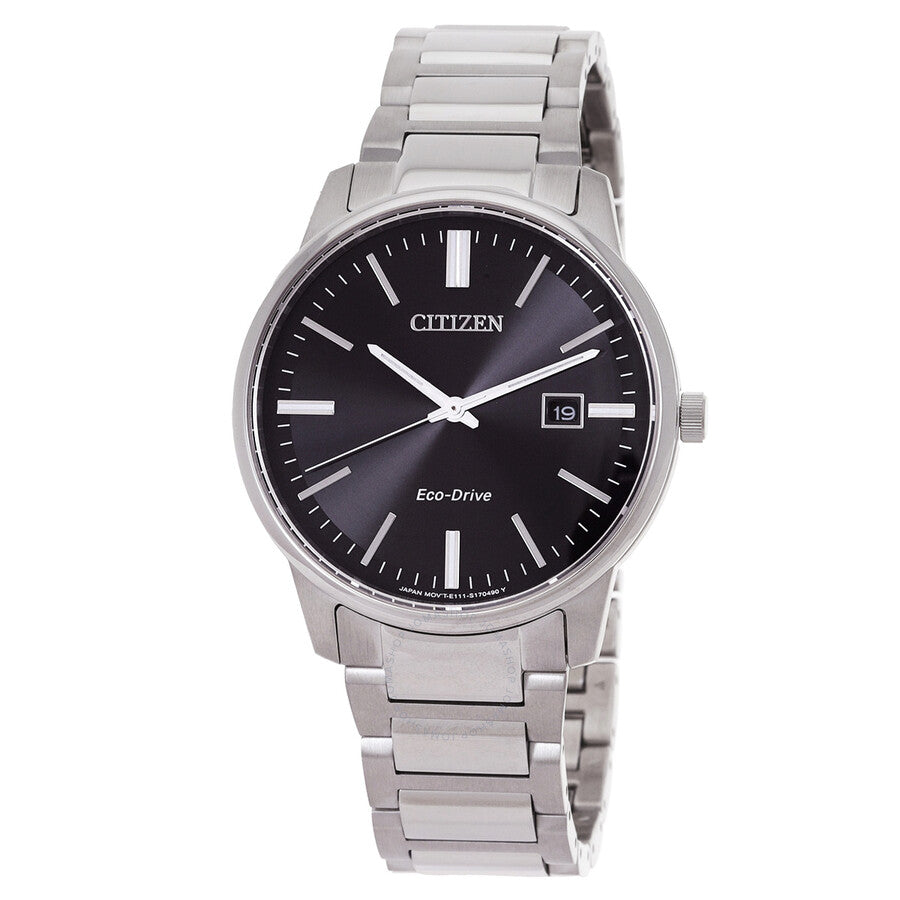 Citizen Eco-Drive Black Dial Men's Watch BM7521-85E - Dawson Watches