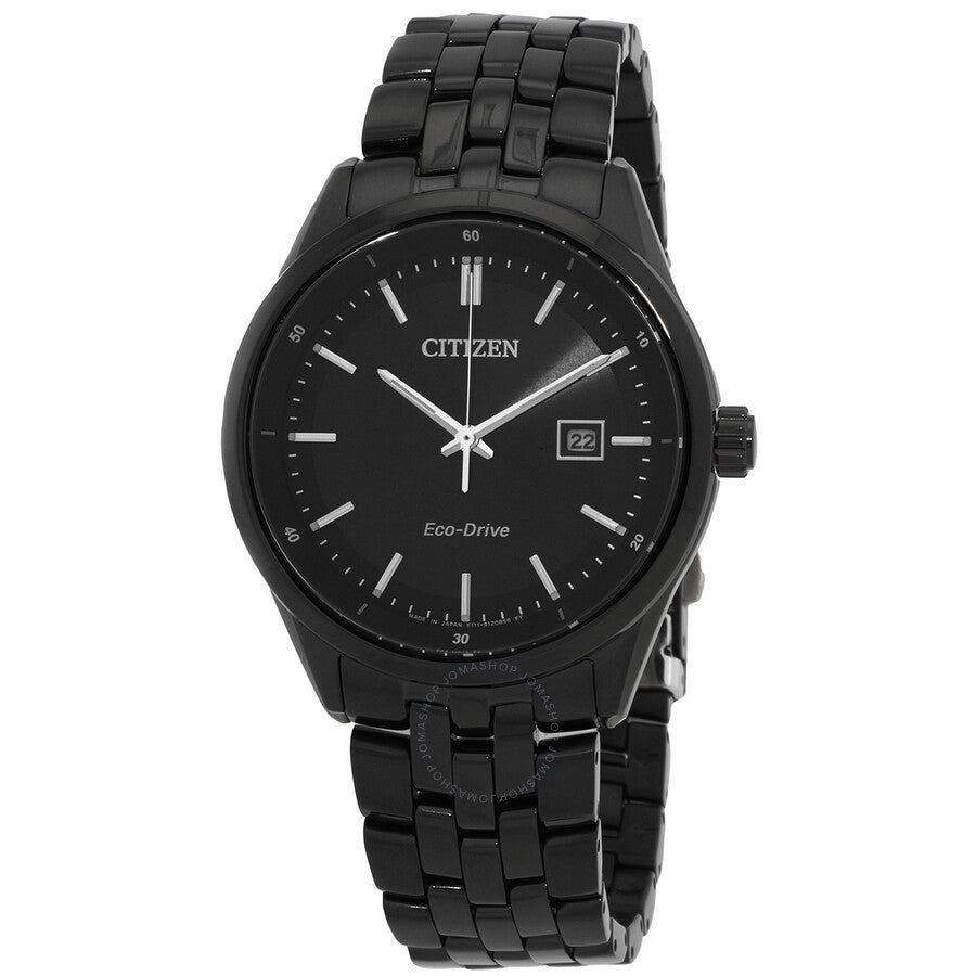 Citizen Eco-Drive Black Dial Men's Watch BM7565-80E - Dawson Watches