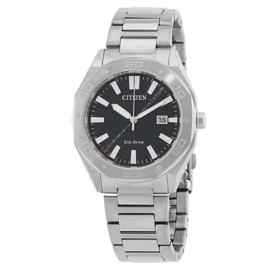 Citizen Eco-Drive Black Dial Men's Watch BM7630-80E - Dawson Watches