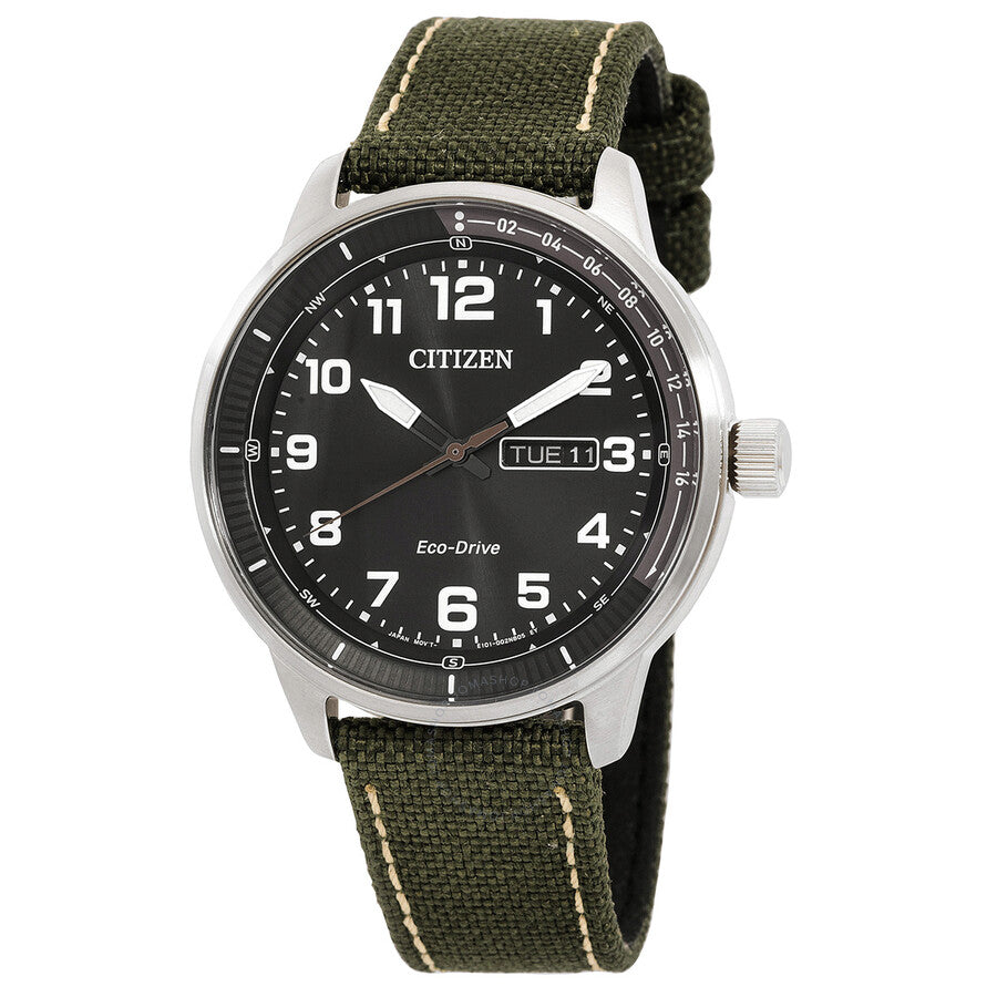 Citizen Eco-Drive Black Dial Men's Watch BM8590-10E - Dawson Watches