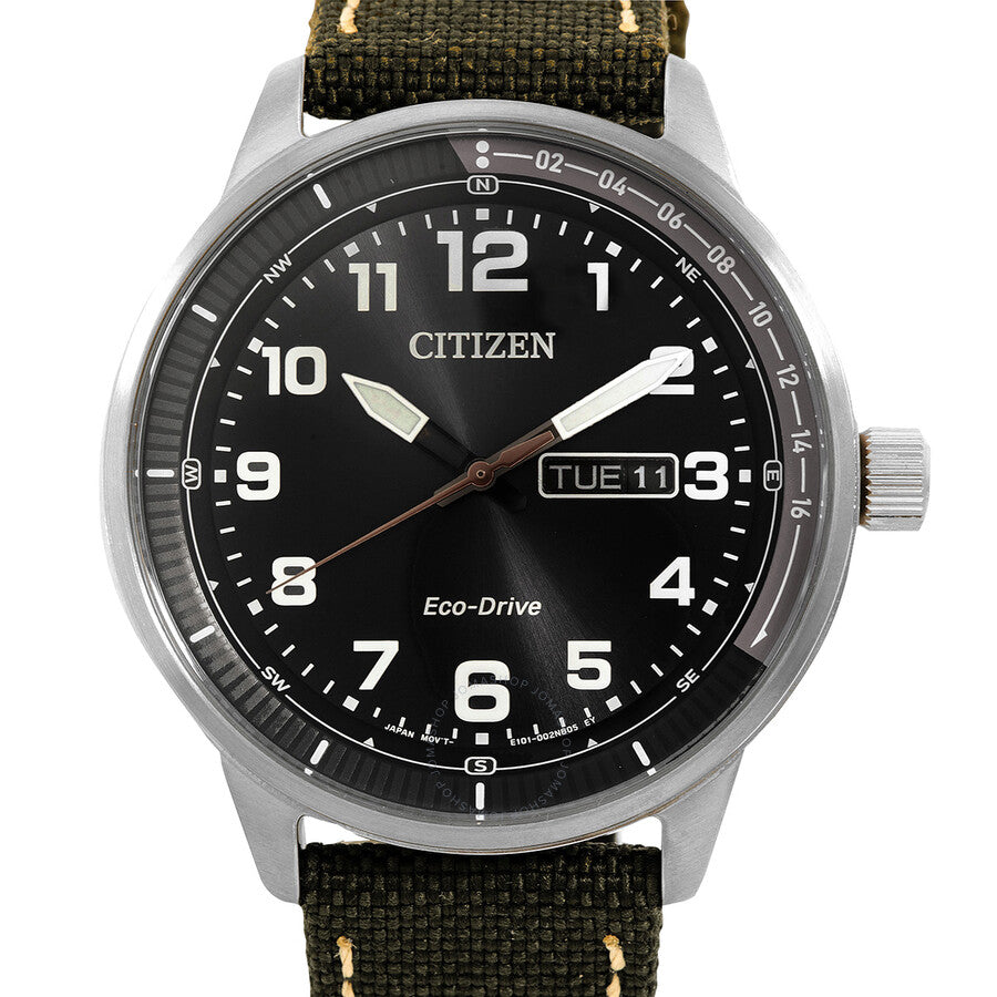 Citizen Eco-Drive Black Dial Men's Watch BM8590-10E - Dawson Watches #4