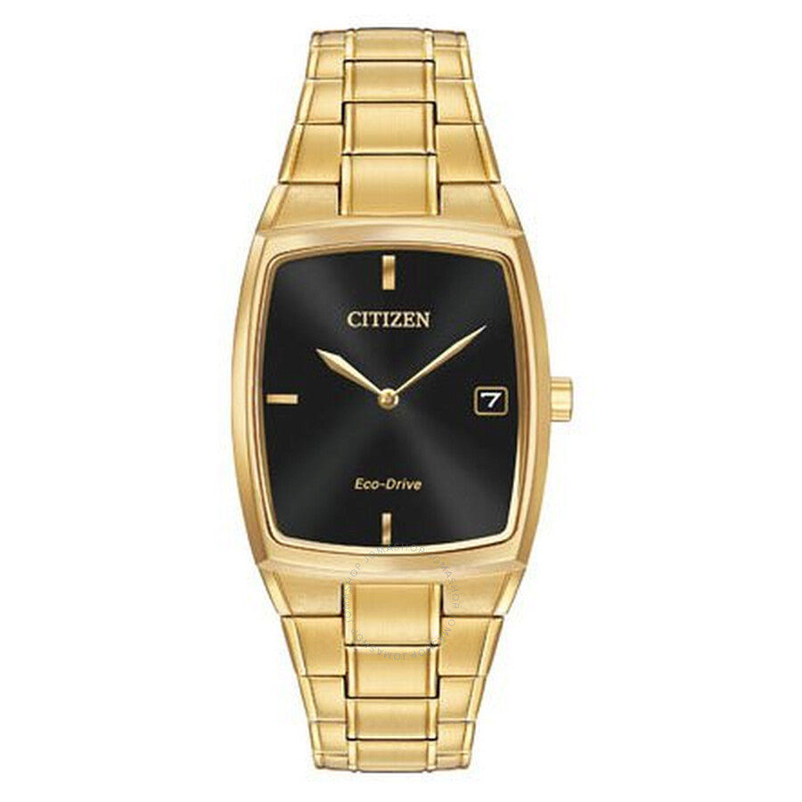 Citizen Eco-Drive Black Dial Stainless Steel Men's Watch AU1072-52E - Dawson Watches