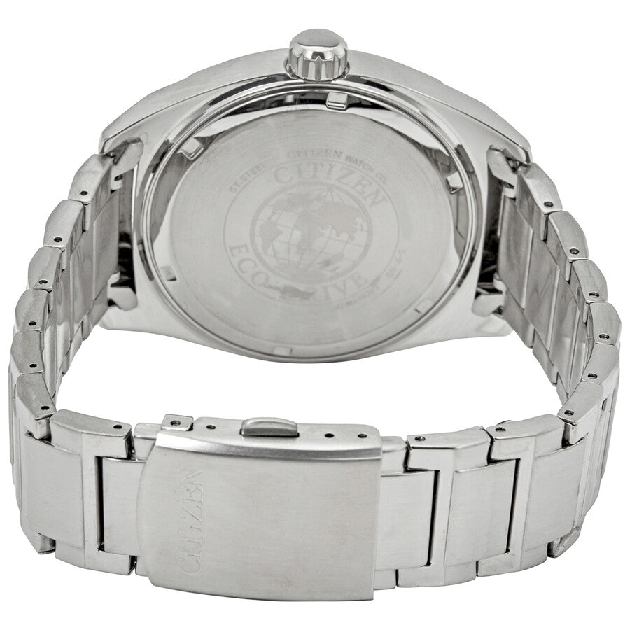 Citizen Eco-Drive Black Dial Stainless Steel Men's Watch AW1040-56E - Dawson Watches #3
