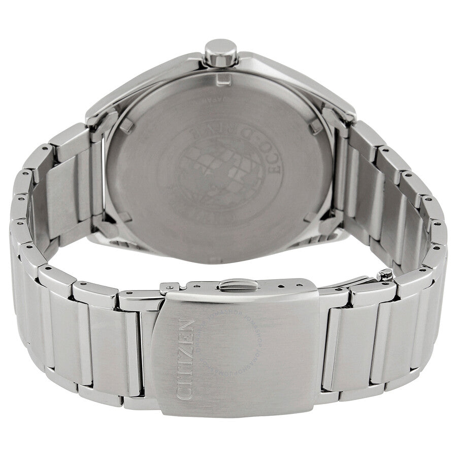 Citizen Eco-Drive Black Dial Stainless Steel Men's Watch AW1570-87H - Dawson Watches #3