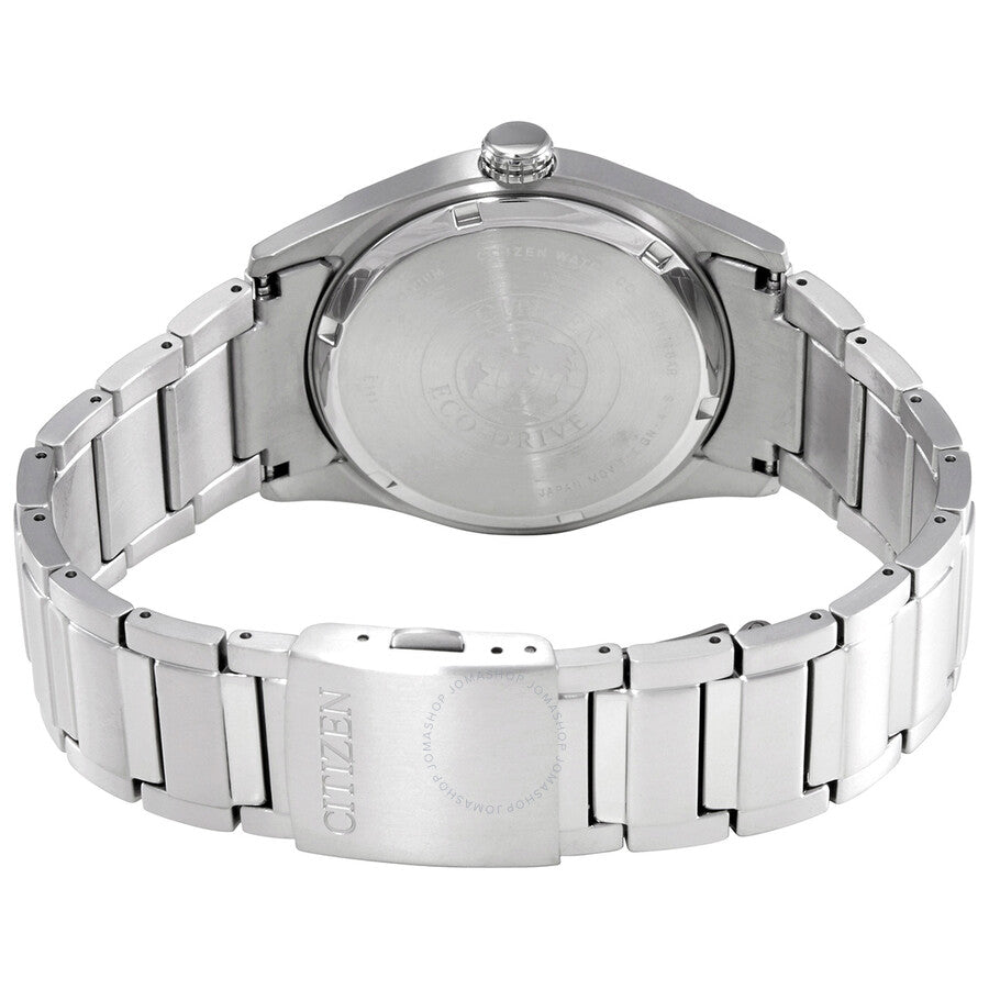 Citizen Eco-Drive Black Dial Titanium Men's Watch BM7360-82E - Dawson Watches #3