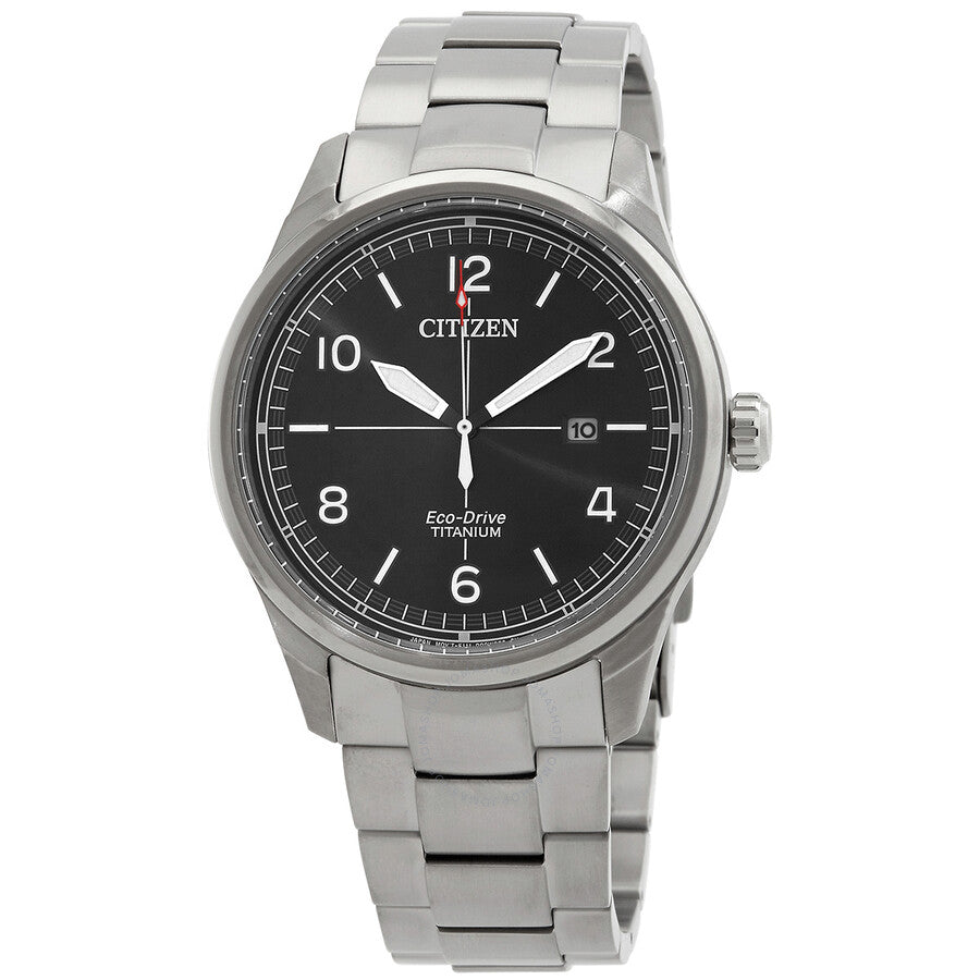 Citizen Eco-Drive Black Dial Watch BM7570-80E - Dawson Watches