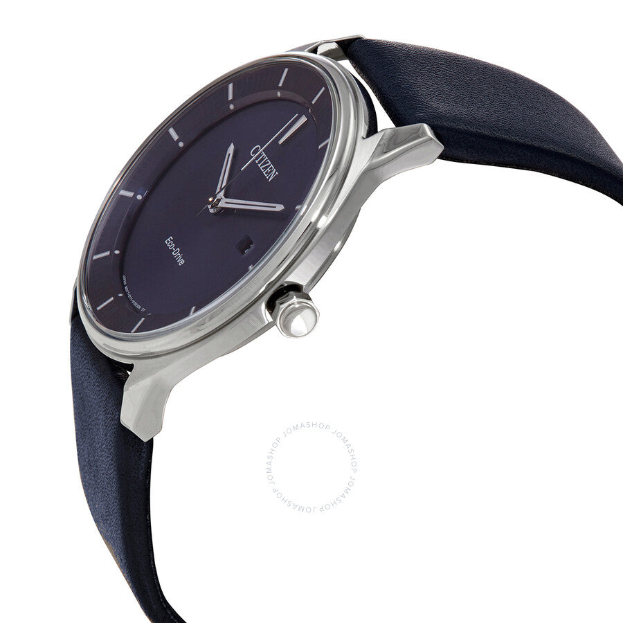 Citizen Eco-Drive Blue Dial Blue Leather Men's Watch BM7400-12L - Dawson Watches #2