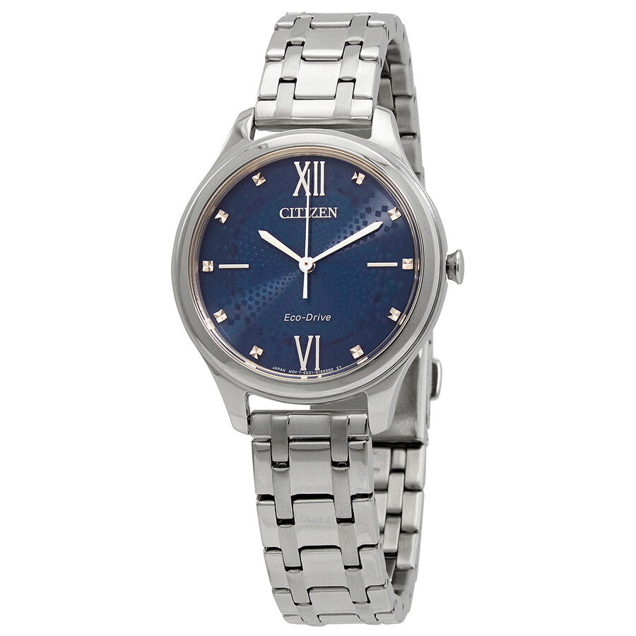 Citizen Eco-Drive Blue Dial Elegant Ladies Watch EM0500-73L - Dawson Watches