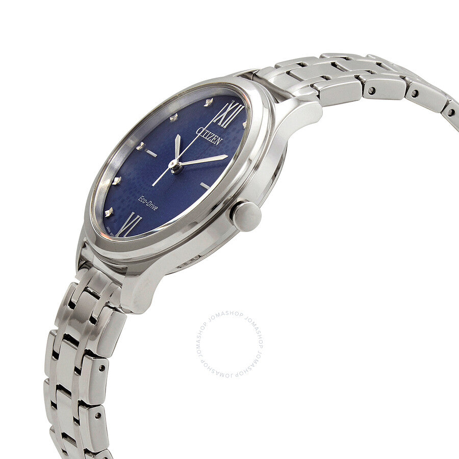 Citizen Eco-Drive Blue Dial Elegant Ladies Watch EM0500-73L - Dawson Watches #2