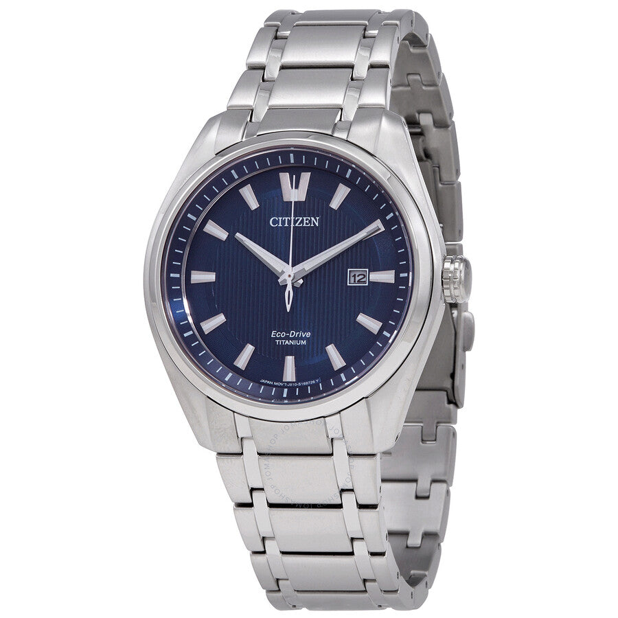 Citizen Eco-Drive Blue Dial Men's Watch AW1240-57L - Dawson Watches