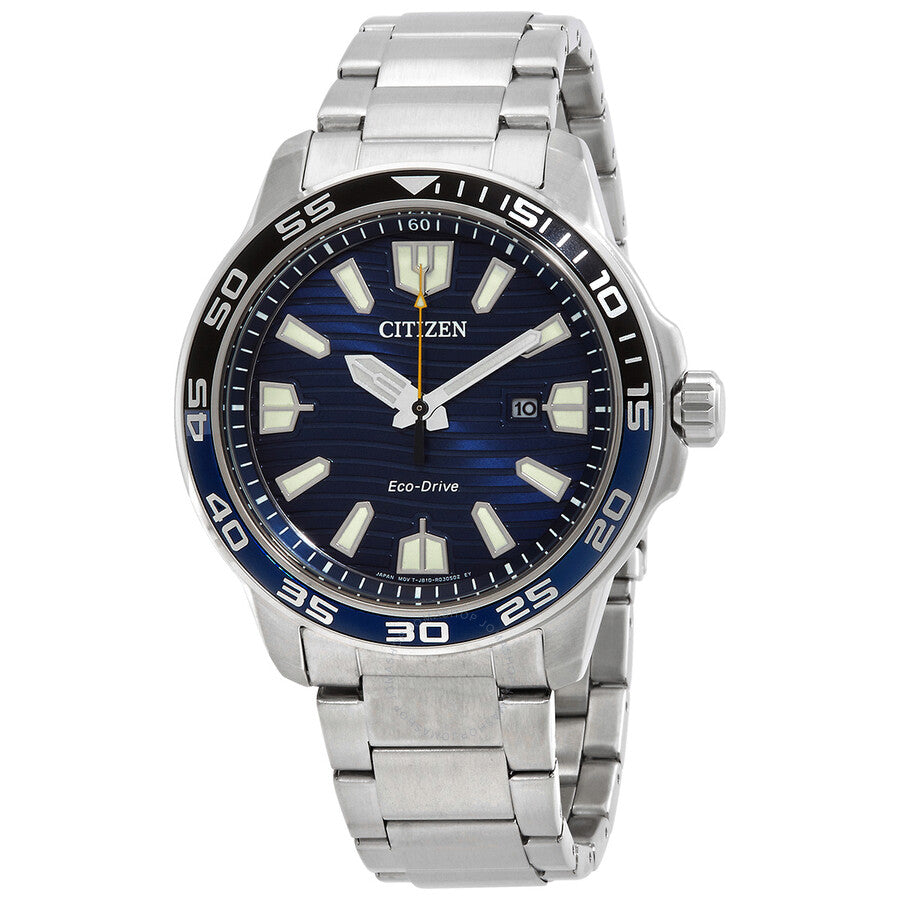 Citizen Eco-Drive Blue Dial Men's Watch AW1525-81L - Dawson Watches