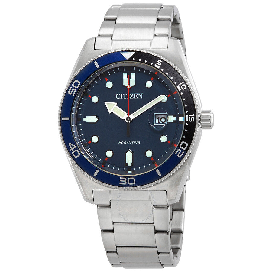 Citizen Eco-Drive Blue Dial Men's Watch AW1761-89L - Dawson Watches