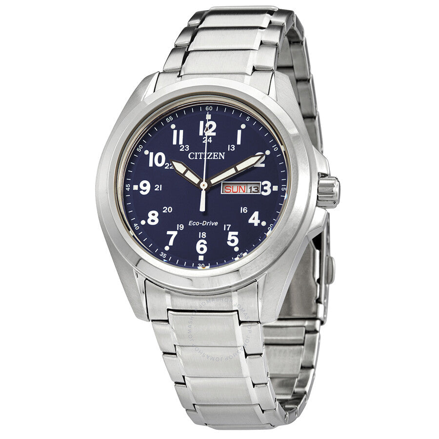 Citizen Eco-Drive Blue Dial Stainless Steel Men's Watch AW0050-58L - Dawson Watches