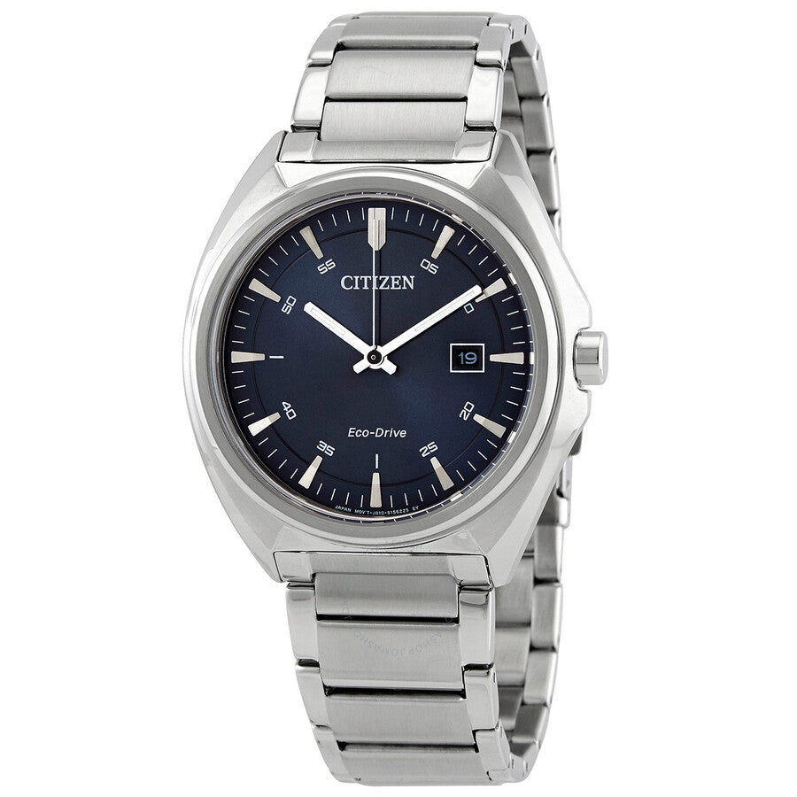 Citizen Eco-Drive Blue Dial Stainless Steel Men's Watch AW1570-87L - Dawson Watches
