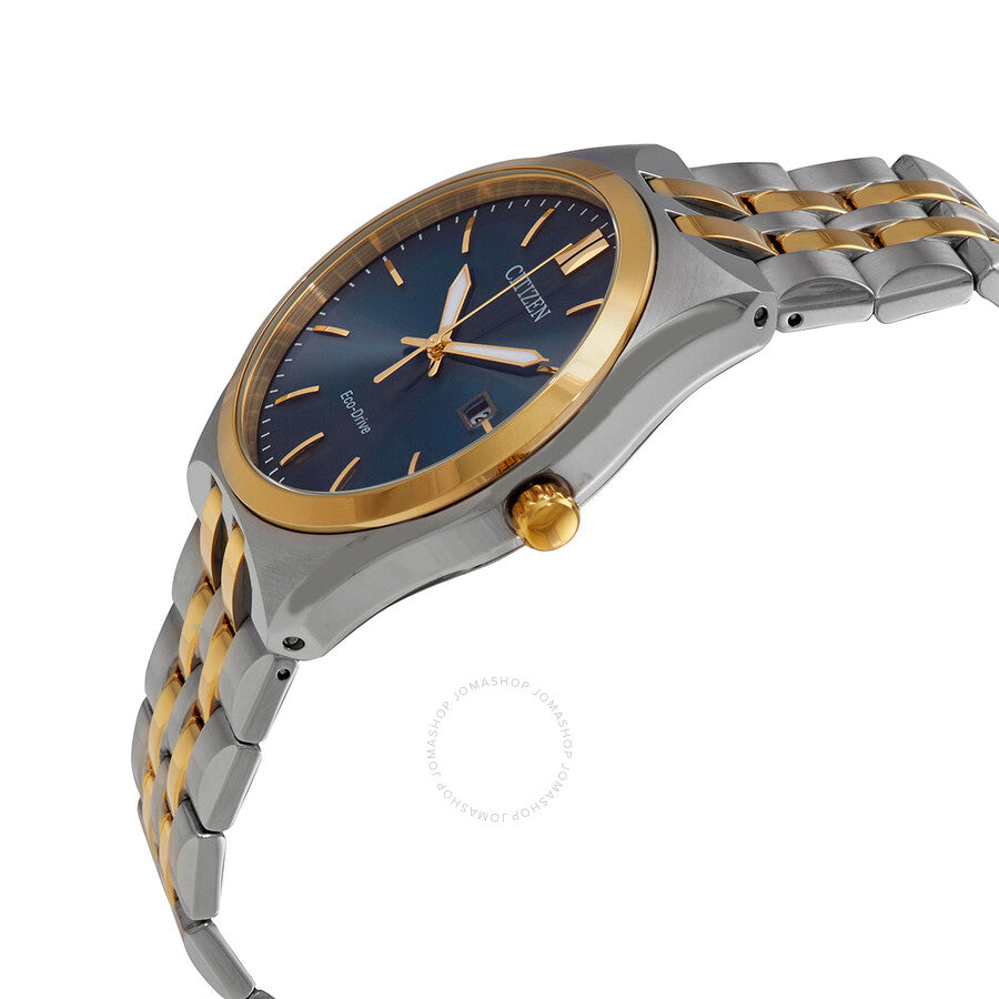Citizen Eco-Drive Blue Dial Two-tone Men's Watch BM7334-66L - Dawson Watches #2