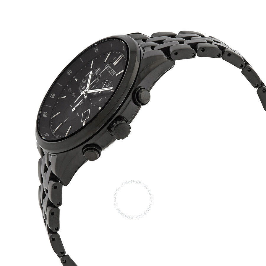Citizen Eco-Drive Chronograph Black Dial Men's Watch AT2145-86E - Dawson Watches #2