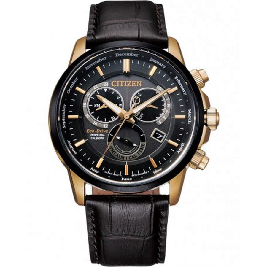Citizen Eco-Drive Chronograph Black Dial Men's Watch BL8156-12E - Dawson Watches