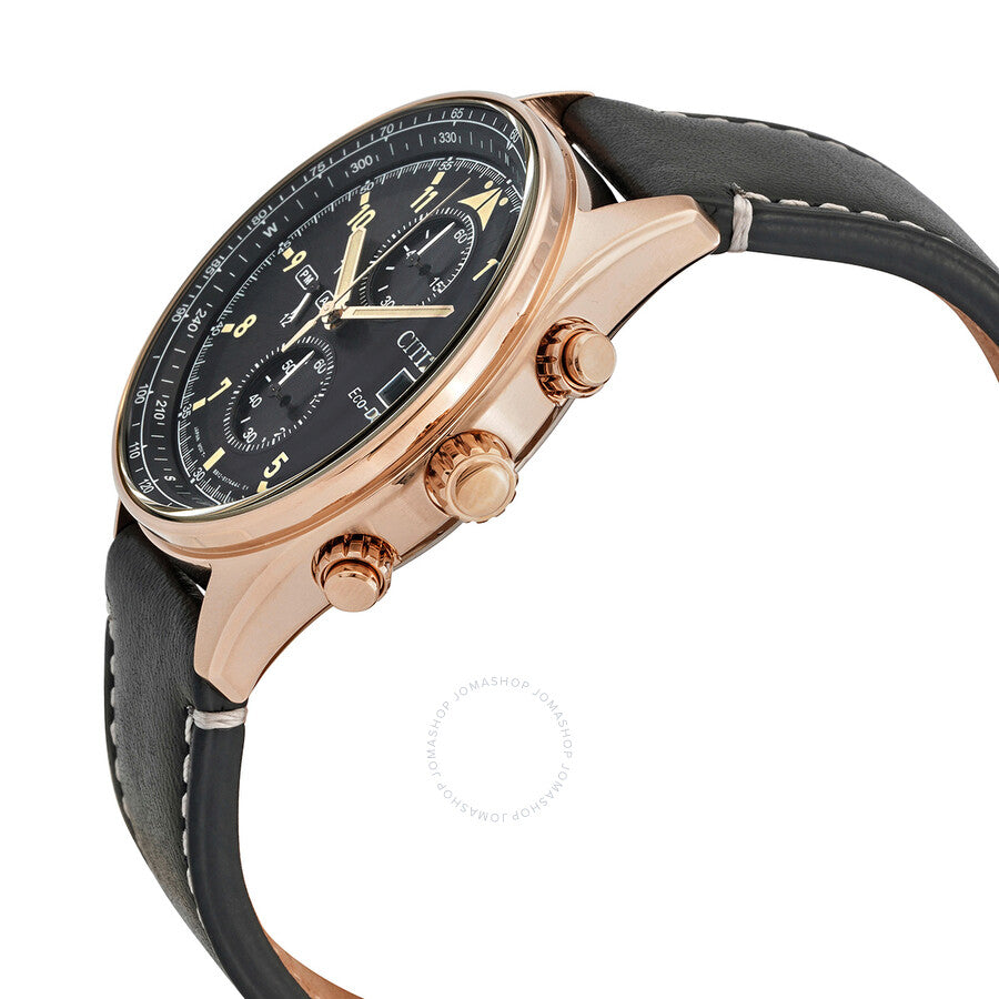 Citizen Eco-Drive Chronograph Black Dial Men's Watch CA0773-15E - Dawson Watches #2
