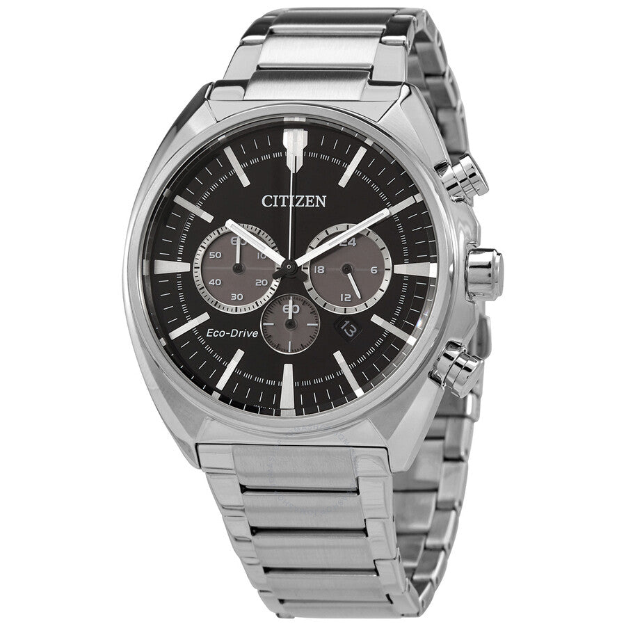 Citizen Eco-Drive Chronograph Black Dial Men's Watch CA4280-53E - Dawson Watches