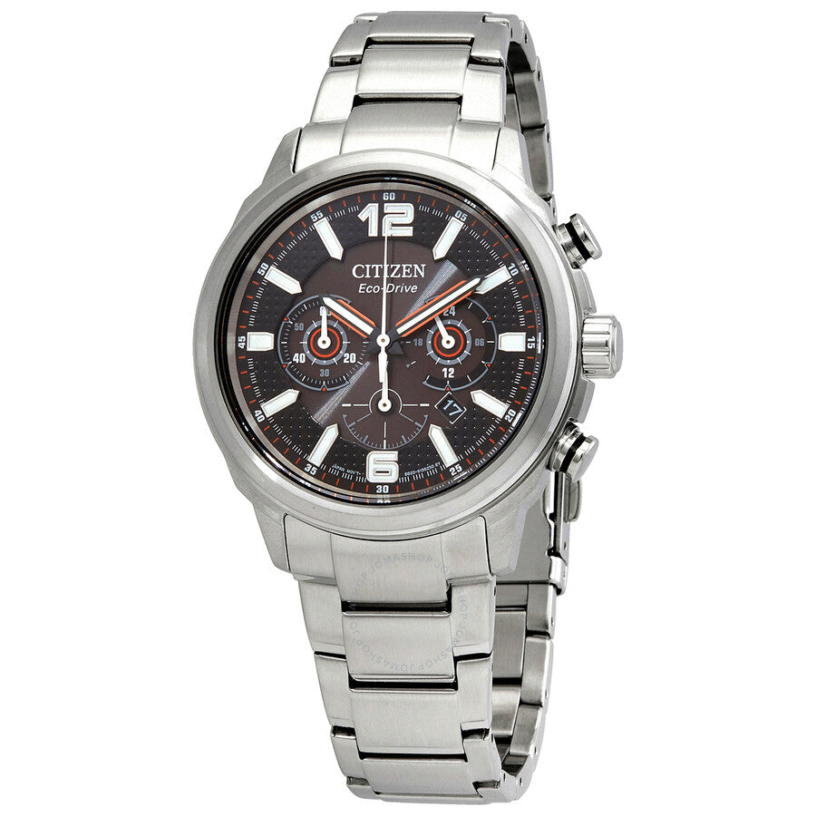 Citizen Eco-Drive Chronograph Black Dial Men's Watch CA4380-59E - Dawson Watches