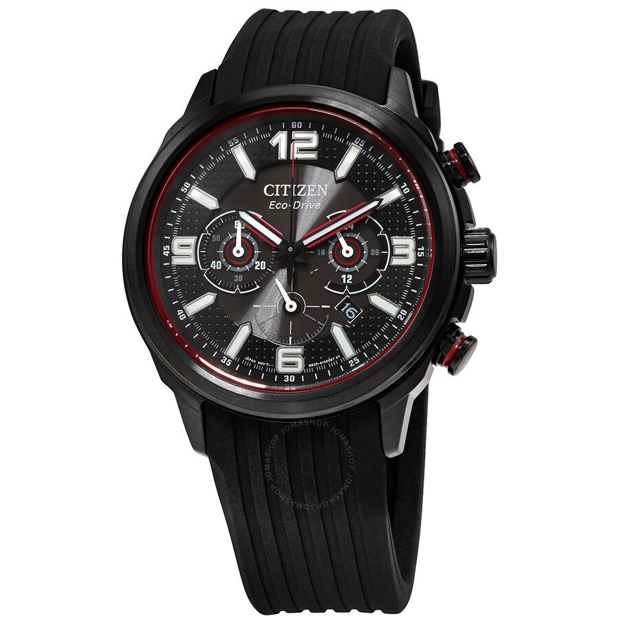 Citizen Eco-Drive Chronograph Black Dial Men's Watch CA4386-10E - Dawson Watches