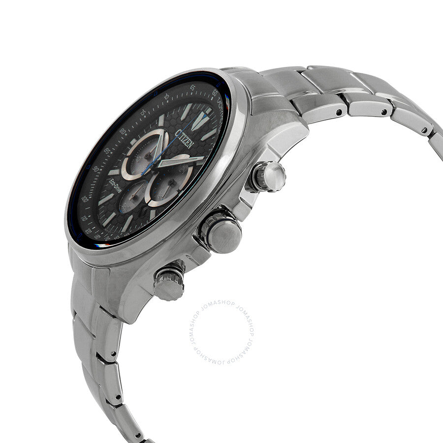 Citizen Eco-Drive Chronograph Black Dial Men's Watch CA4560-81E - Dawson Watches #2