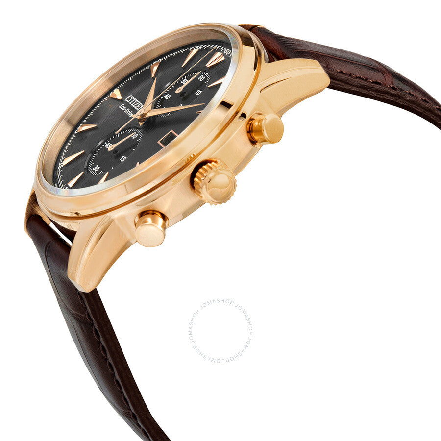 Citizen Eco-Drive Chronograph Black Dial Men's Watch CA7008-11E - Dawson Watches #2