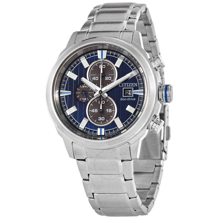Citizen Eco-Drive Chronograph Blue Dial Men's Watch CA0731-82L - Dawson Watches