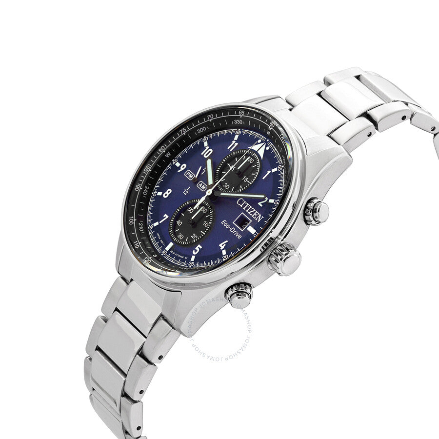 Citizen Eco-Drive Chronograph Blue Dial Men's Watch CA0770-81L - Dawson Watches #2