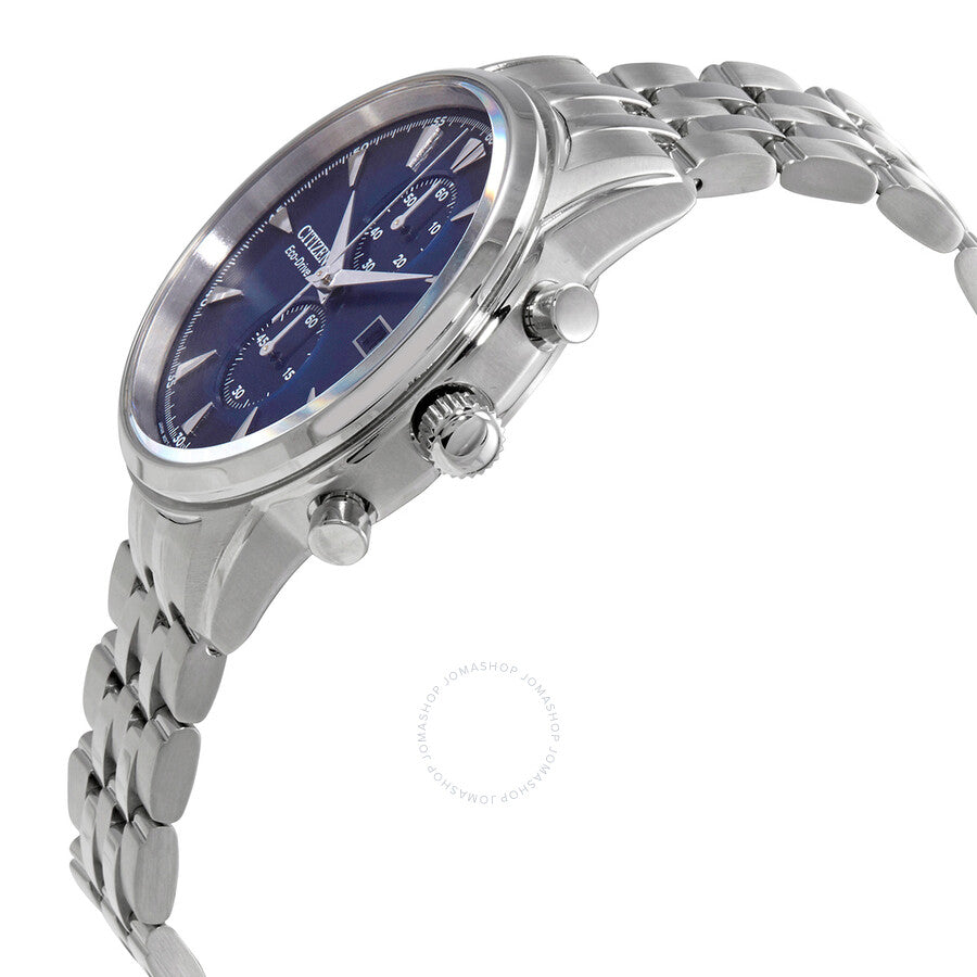 Citizen Eco-Drive Chronograph Blue Dial Men's Watch CA7001-87L - Dawson Watches #2