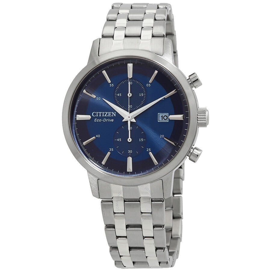 Citizen Eco-Drive Chronograph Blue Dial Men's Watch CA7060-88L - Dawson Watches