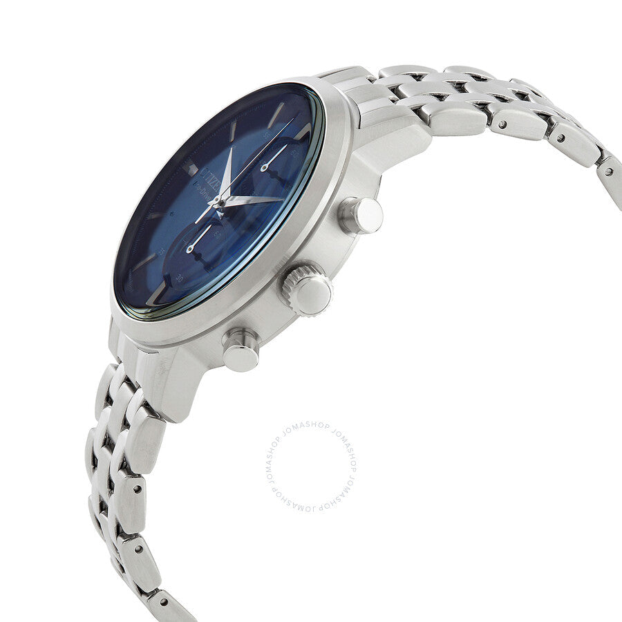 Citizen Eco-Drive Chronograph Blue Dial Men's Watch CA7060-88L - Dawson Watches #2