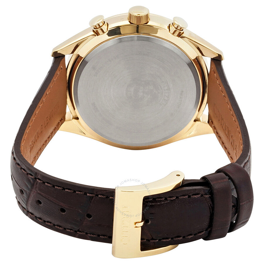 Citizen Eco-Drive Chronograph Champagne Dial Men's Watch CA0452-01P - Dawson Watches #3