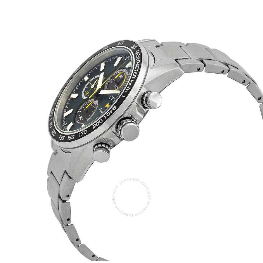Citizen Eco-Drive Chronograph Green Dial Men's Watch CA0780-87X - Dawson Watches #2