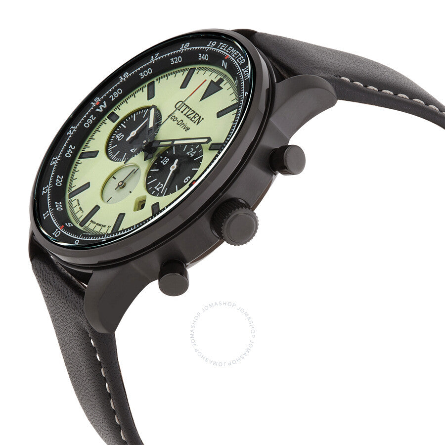 Citizen Eco-Drive Chronograph Green Dial Men's Watch CA4505-21X - Dawson Watches #2