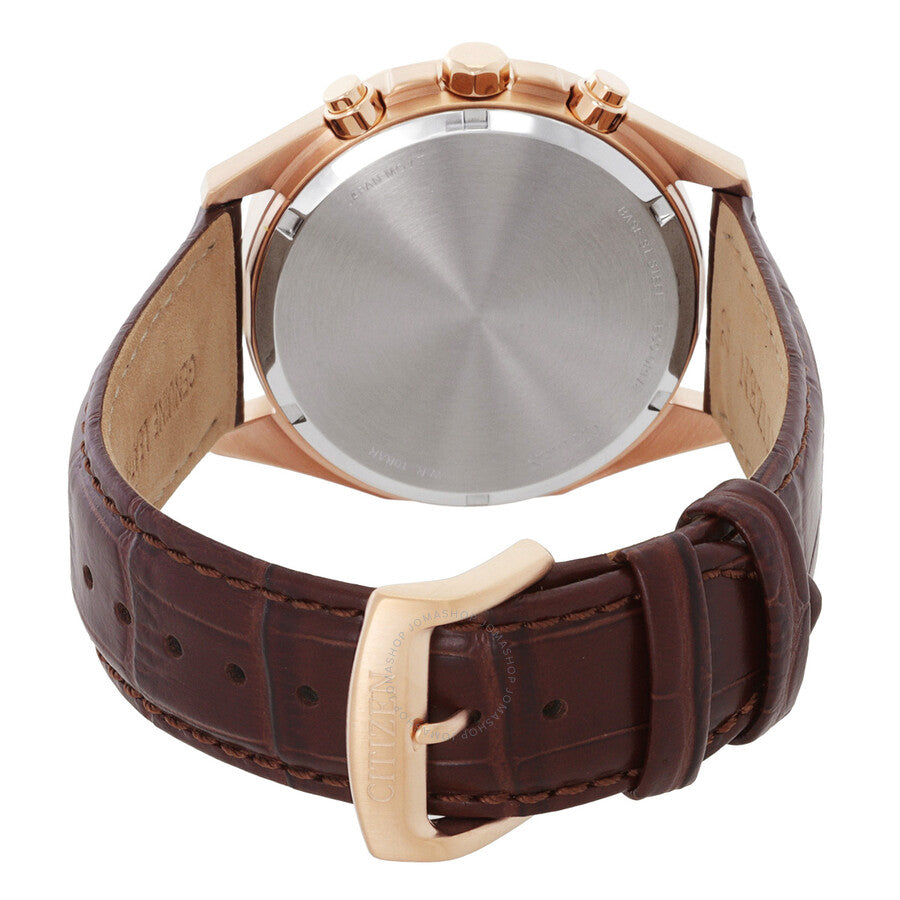 Citizen Eco-Drive Chronograph Ivory White Dial Men's Watch CA4593-15A - Dawson Watches #3