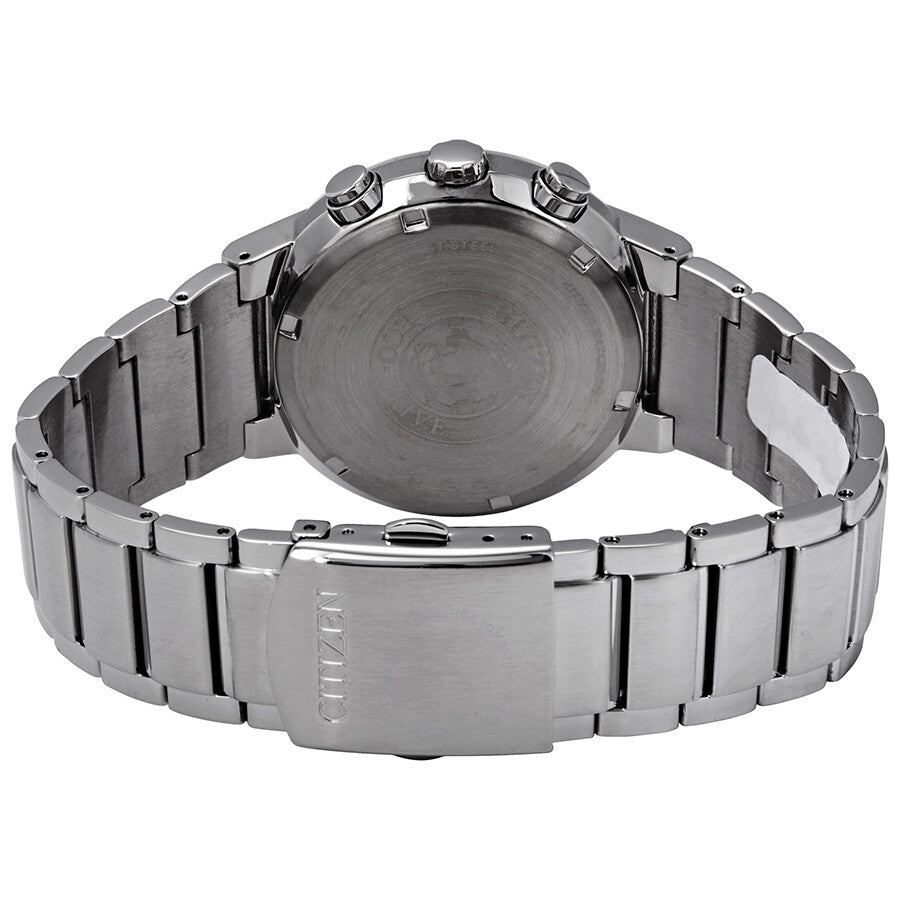 Citizen Eco-Drive Chronograph White Dial Men's Watch AT2400-81A - Dawson Watches #3