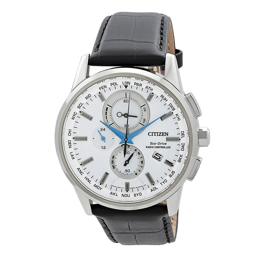 Citizen Eco-Drive Chronograph White Dial Men's Watch AT8110-11A - Dawson Watches