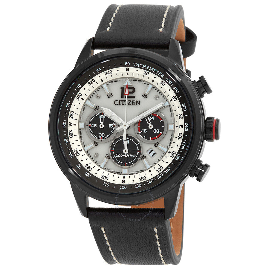 Citizen Eco-Drive Chronograph White Dial Men's Watch CA4476-19X - Dawson Watches