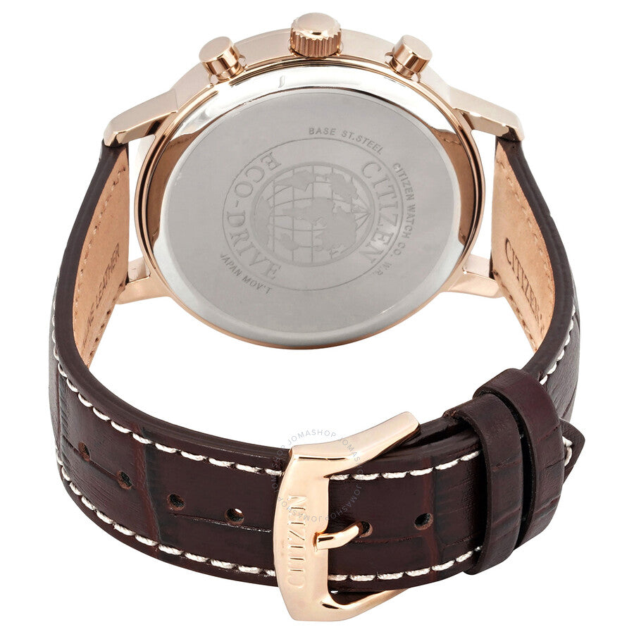 Citizen Eco-Drive Chronograph White Dial Men's Watch CA7063-12A - Dawson Watches #3