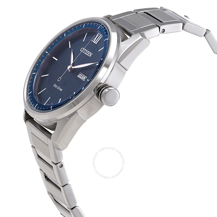 Citizen Eco-Drive Classic Blue Dial Men's Watch AW0081-54L - Dawson Watches #2