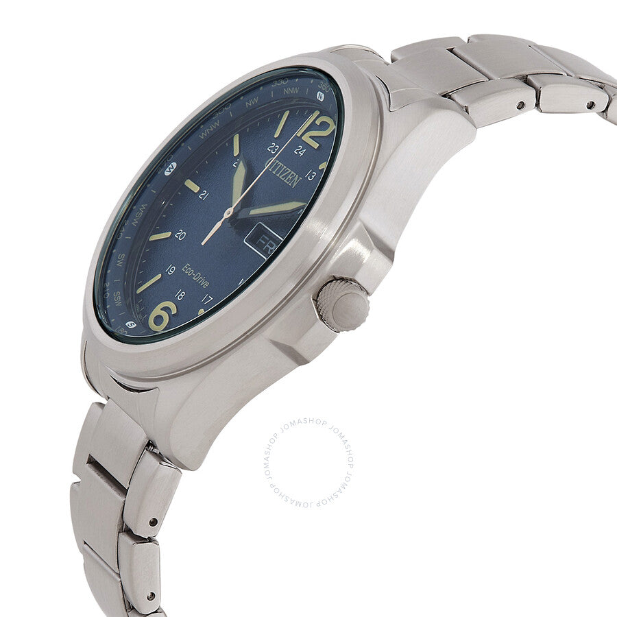 Citizen Eco-Drive Classic Blue Dial Men's Watch AW0110-58L - Dawson Watches #2