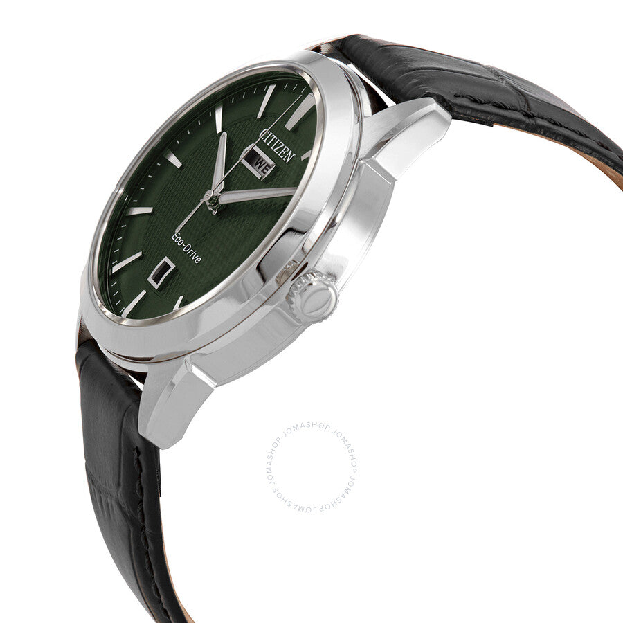 Citizen Eco-Drive Corso Green Dial Men's Watch AW0090-02X - Dawson Watches #2