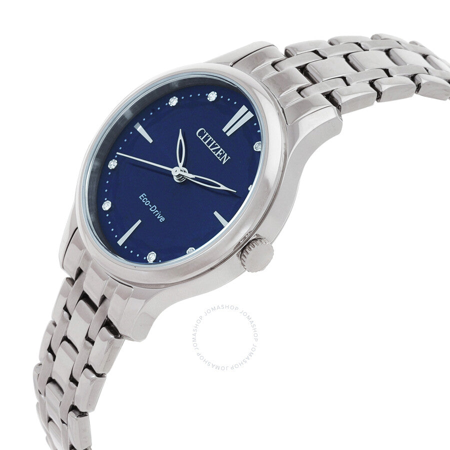 Citizen Eco-Drive Crystal Blue Dial Ladies Watch EM0890-85L - Dawson Watches #2