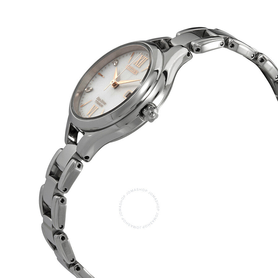 Citizen Eco-Drive Crystal Grey Dial Ladies Watch EW2560-86A - Dawson Watches #2