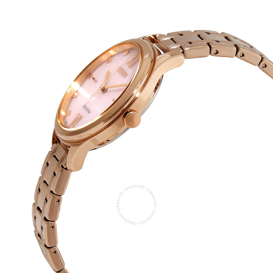 Citizen Eco-Drive Pink Dial Ladies Watch EM0503-75X - Dawson Watches #2